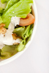 salad with tomato and eggs