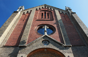Facade of the church