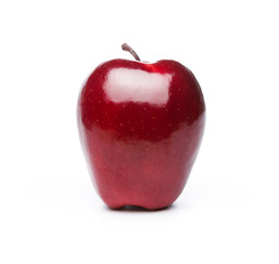 Red apple isolated on white background