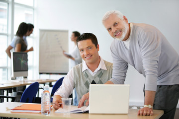 Obraz premium A group of entrepreneurs