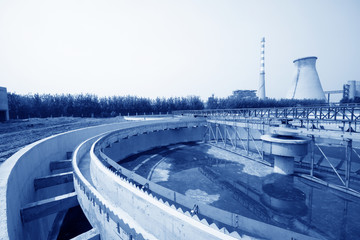 sewage treatment works building facilities