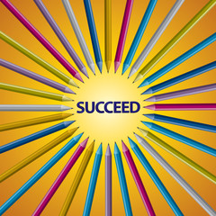 Full Color Pencil accept point SUCCEED