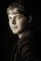 Fototapeta premium young elegant handsome man