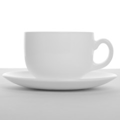 one white cup