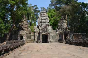 Acceso al templo de Preah Khan. Angkor. Camboya