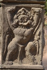 Fototapeta na wymiar Relieve de dios Garuda. Cambodia