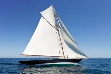 Fotobehang Zeilen retro sailing