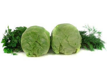 Obraz premium cabbage with greens