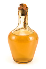 Old sealed bottle of white wine © gavran333