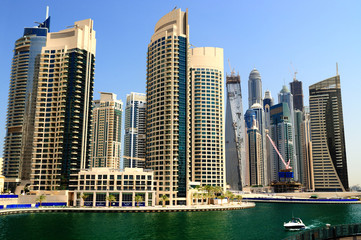 Fototapeta na wymiar Dubai. Dubai Marina