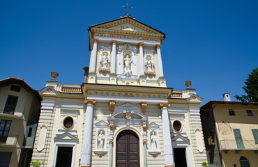 Fototapeta na wymiar Chiesa di Rocca Canavese (To)