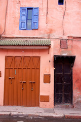 Front of Moroccan home