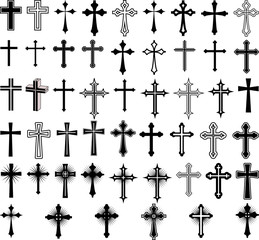 Fototapeta premium crosses
