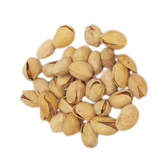 Pistachio on a white background