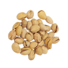 Pistachio on a white background