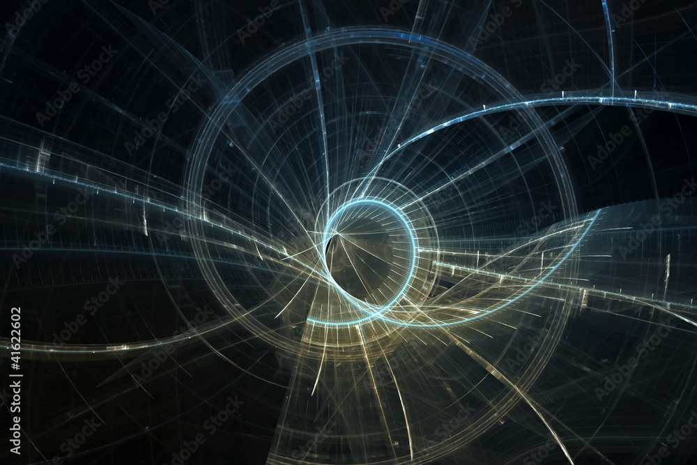Poster abstract techno background