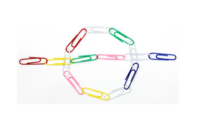 office tools on white background