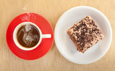 cake and coffee