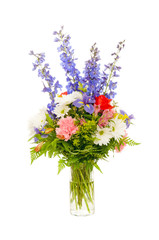 Colorful fresh flower arrangement centerpiece