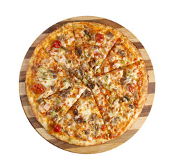 Pizza east with tomato