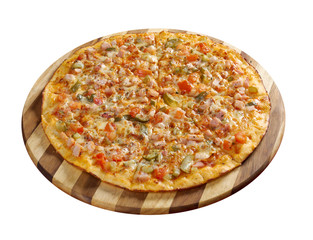 Pizza roasted ham