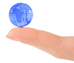 Finger and globe
