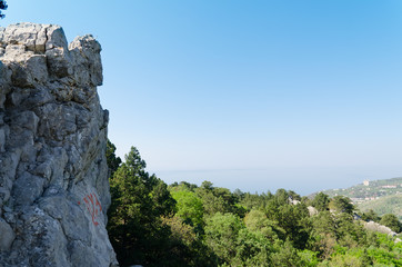 Rock mountain in Crimea, Ukraine