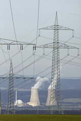 Atomkraftwerk Grohnde im Weserbergland