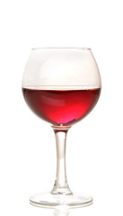 Wineglass isolated on white
