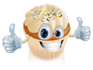 Fairy cake character illustration