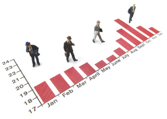 Fototapeta premium Business performance chart