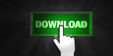 Button Download Hand