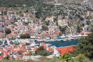 Blick auf Symi