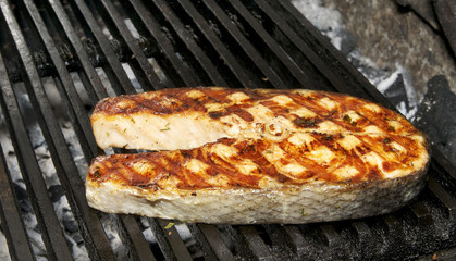 стейк лосося