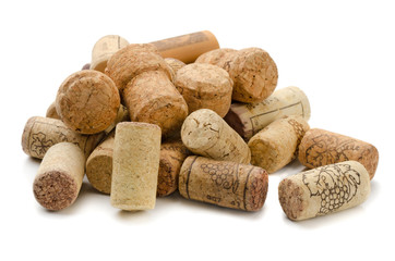 Stack of wine corks
