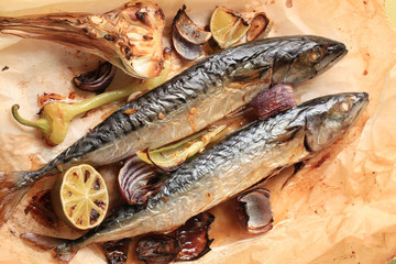 Baked Mackerel