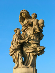 Virgin Mary with Two Angels