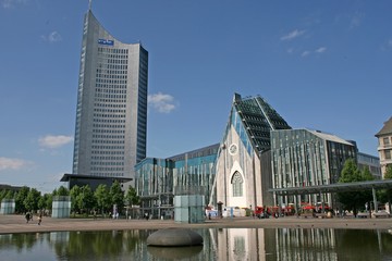 Neubau der Paulinerkirche in Leipzig