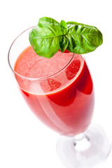 Bloody Mary Cocktail on white background