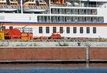 ship in the harbor