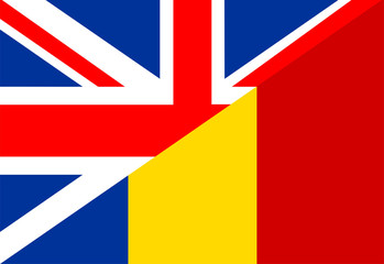 uk romania flag