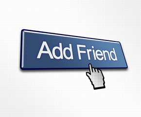 Clicked Add Friend Button Screen Effect