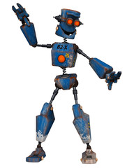 old robot  dancing
