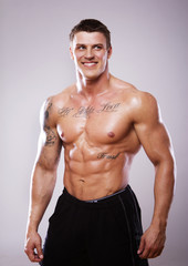 Image of muscle man