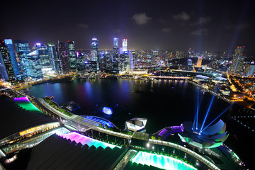 Singapore at night
