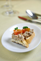 appetizer Couvert Krkonosske goodness, czech cuisine