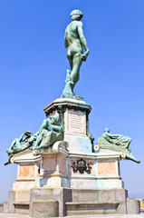 Fototapeta na wymiar Statue of David from behind