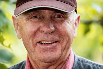 Obraz premium Happy senior man