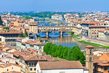 Fototapeta na wymiar Most Ponte Vecchio, Florencja, Toskania