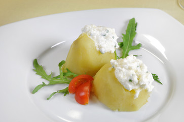 Stuffed potato appetizer, Slovak cuisine